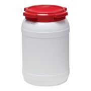 Weithalsfass weiß Deckel rot 20l D.274xH.418mm Einfüllöffnung-D.204mm-3