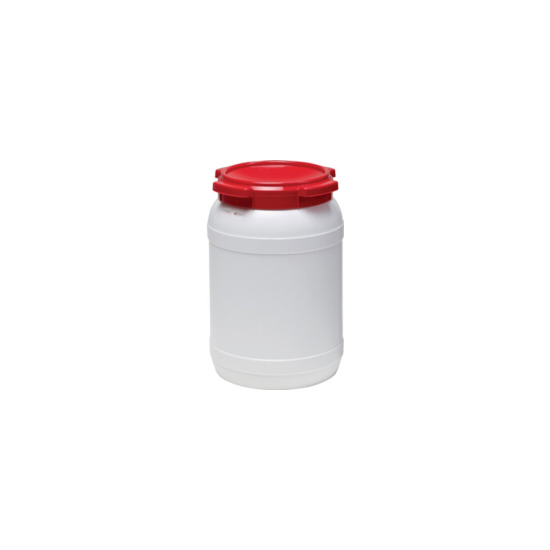 Weithalsfass weiß Deckel rot 20l D.274xH.418mm Einfüllöffnung-D.204mm