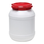 Weithalsfass weiß Deckel rot 26l D.316xH.426mm Einfüllöffnung-D.204mm-3