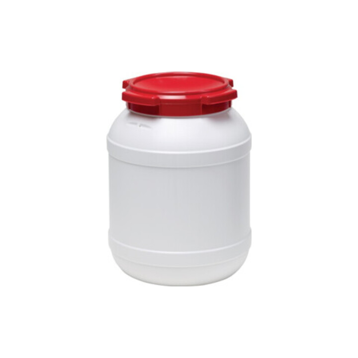Weithalsfass weiß Deckel rot 26l D.316xH.426mm Einfüllöffnung-D.204mm
