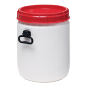 Weithalsfass weiß Deckel rot 34l D.338xH.447mm Einfüllöffnung-D.295mm-3