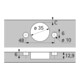 Weitwinkelscharnier Sensys 8657i THS 55 vern.HETTICH