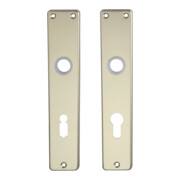 WEKA Langschild 200H,PZ,E92 sichtbar verschraubt neusilberfarbig eloxiert-1