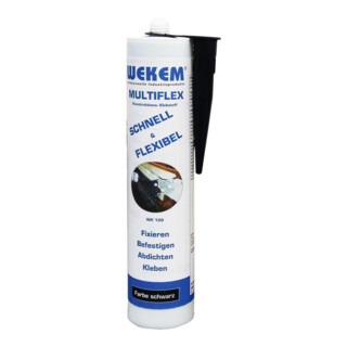 Wekem MS-Polymeer Lijm- en Kitstof Multiflex BLACK
