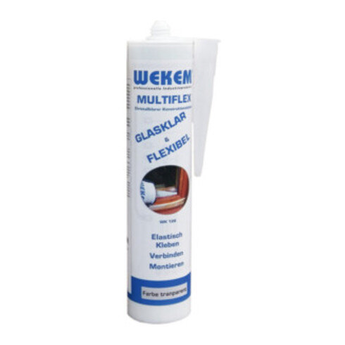 Wekem MS-polymeer lijm- en afdichtmiddel Multiflex CLEAR
