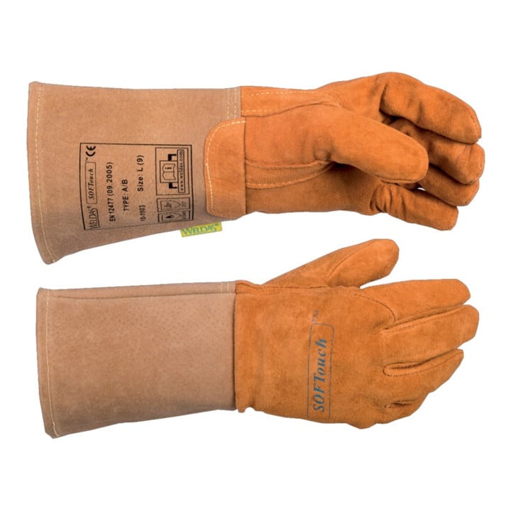 WELDAS Schweißerhandschuh(Argon) Nr. 10-1003, Gr. M Schweinsleder (1 Paar)