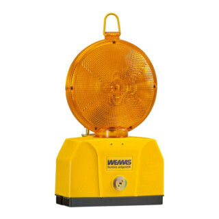 WEMAS Absperrtechnik TL-Warnleuchte 2000/180, gelb 2, Gehäuse gelb, mit Halter