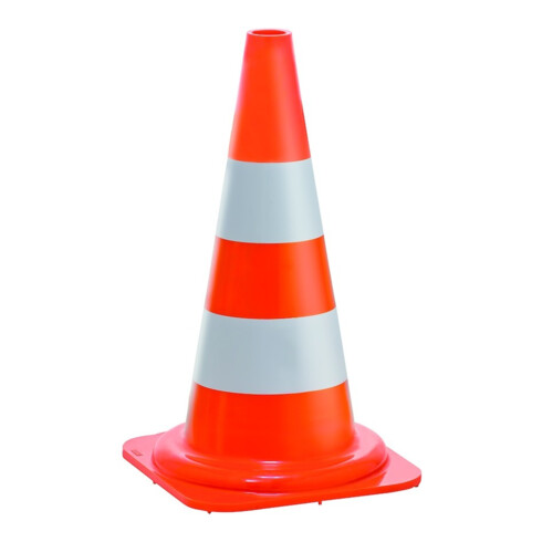WEMAS Cône de signalisation PVC orange 500 mm