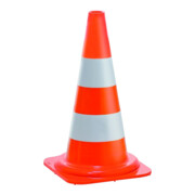 WEMAS Cône de signalisation PVC orange 500 mm-3