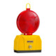 WEMAS Signalisation TL-Lampe d’avertissement 2000/180, rouge 2, boîtier jaune, avec support-1