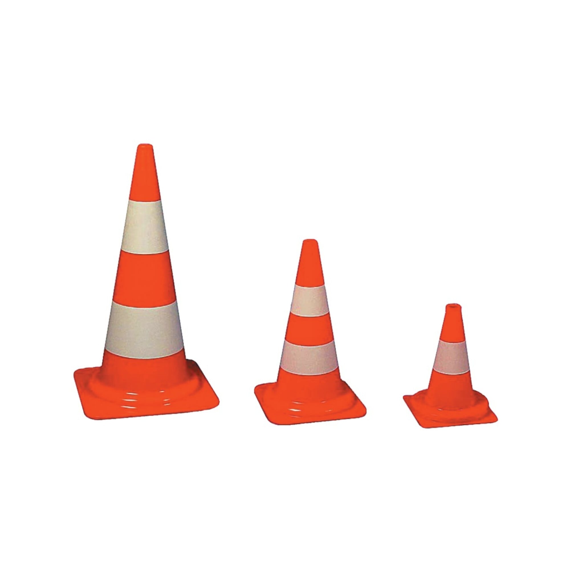 WEMAS Verkehrsleitkegel PVC orange 500 mm ; WEMAS Absperrtechnik