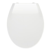 WENKO Abattant WC Kos, Easy Close blanc thermoplastique avec frein de chute-1