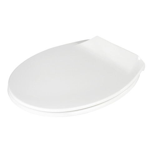 WENKO Abattant WC Kos, Easy Close blanc thermoplastique avec frein de chute