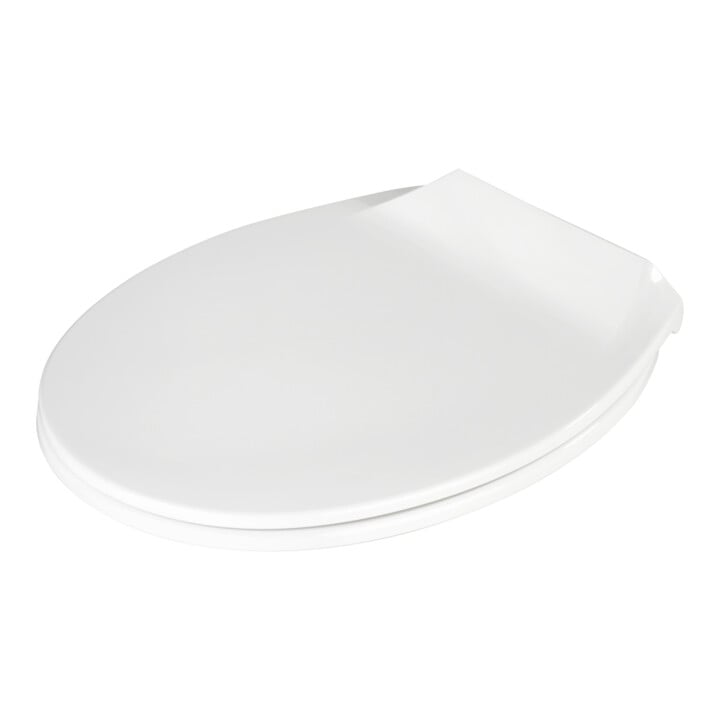 WENKO Abattant WC Kos, Easy Close blanc thermoplastique avec frein de chute