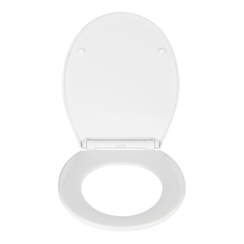 WENKO Abattant WC Kos, Easy Close blanc thermoplastique avec frein de chute