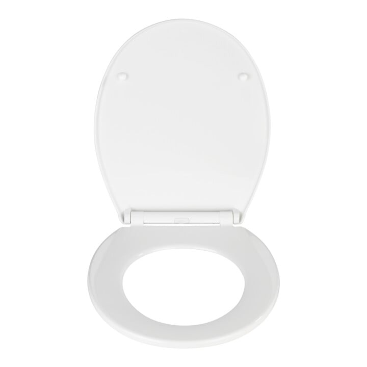 WENKO Abattant WC Kos, Easy Close blanc thermoplastique avec frein de chute