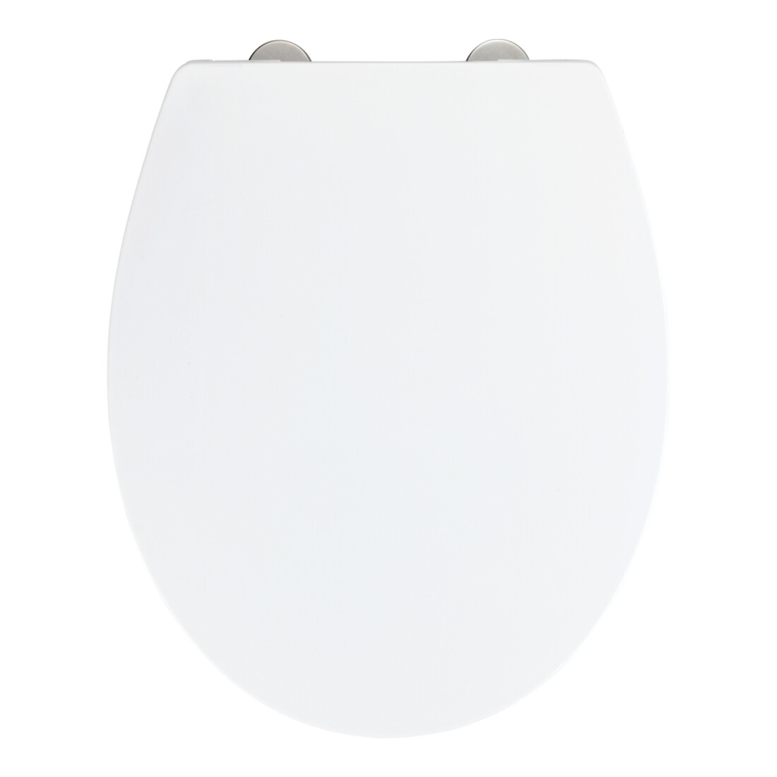 WENKO Abattant WC Ostuni, EasyClose Blanc Thermoplastique, Abaissement Automatique