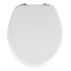 WENKO Abattant WC Prima, MDF FSC Blanc Sans Abaissement Automatique WC-Abattants - Salle de bain-1