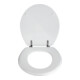 WENKO Abattant WC Prima, MDF FSC Blanc Sans Abaissement Automatique WC-Abattants - Salle de bain-3