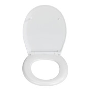 WENKO Abattant WC Rieti, Easy Close blanc Duroplast avec frein de chute-4