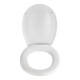 WENKO Abattant WC Savio, Duroplast blanc, frein de chute WC-Abattants - Salle de bain-1