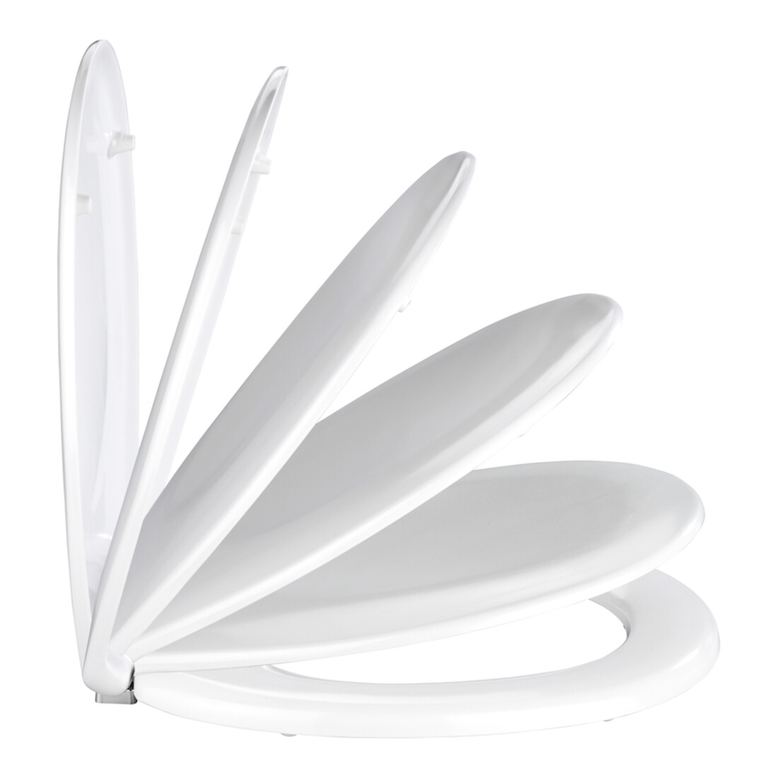 WENKO Abattant WC Savio, Duroplast blanc, frein de chute WC-Abattants - Salle de bain