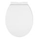 WENKO Abattant WC Thermoplastique blanc Easy-Close