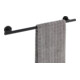 WENKO Badetuchstange Uno 60 cm Schwarz matt BosioBlack Schrauben Wandserien - Bad-4