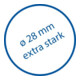 WENKO Barre de douche télescopique 110-185 cm, extra solide-3