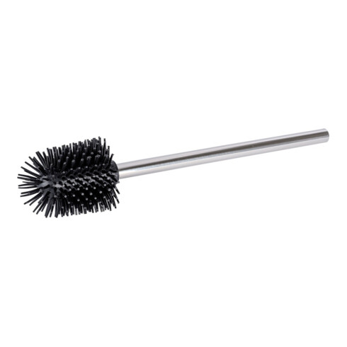 WENKO Brosse de rechange en silicone avec manche en acier inoxydable