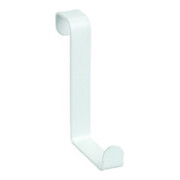 WENKO Crochet porte-manteaux, lot de 4, blanc