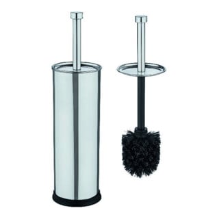 WENKO Ensemble WC, acier inoxydable brillant