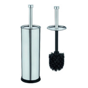 WENKO Ensemble WC, acier inoxydable brillant