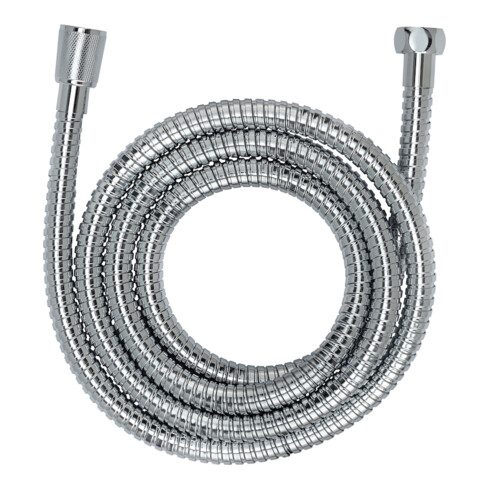 WENKO Flexible de douche EDS 150 cm argent brillant KTW laiton Flexible de douche