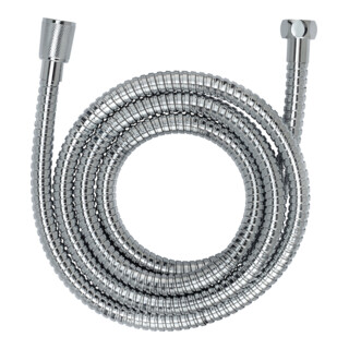 WENKO Flexible de douche EDS 200 cm argent brillant KTW laiton Flexible de douche