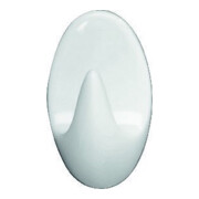 WENKO Maxicrochets, lot de 2, plastique blanc