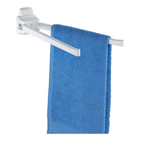 WENKO Porte-serviettes Pure 2 bras, blanc