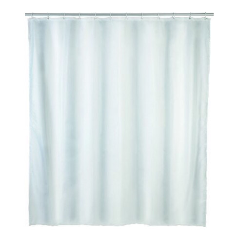 WENKO Rideau de douche Uni blanc, 180x200 cm