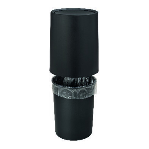 WENKO Schwingdeckeleimer Atri 6 ltr., schwarz