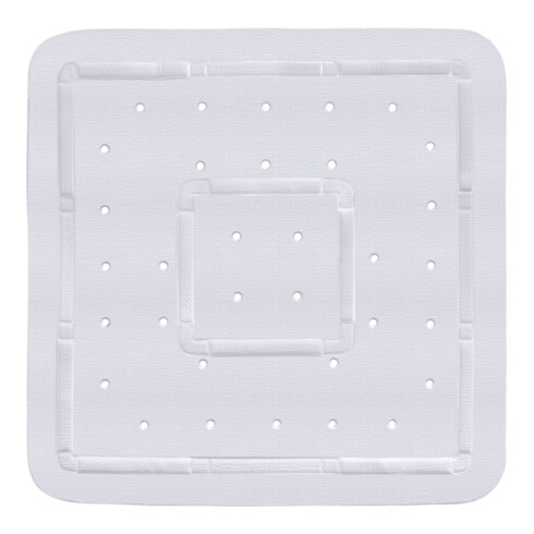 WENKO Tapis de douche Florida blanc, L 55 x P 55 cm