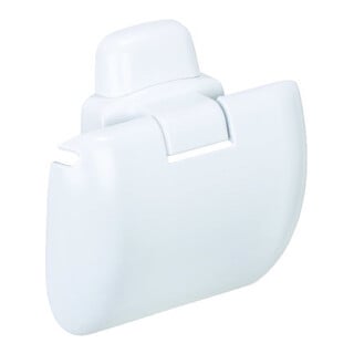 WENKO Toilettenpapierhalter Pur Kunststoff, weiß