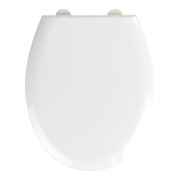 WENKO WC-Sitz Rieti, Easy Close Weiß Duroplast Absenkautomatik WC-Sitze - Bad