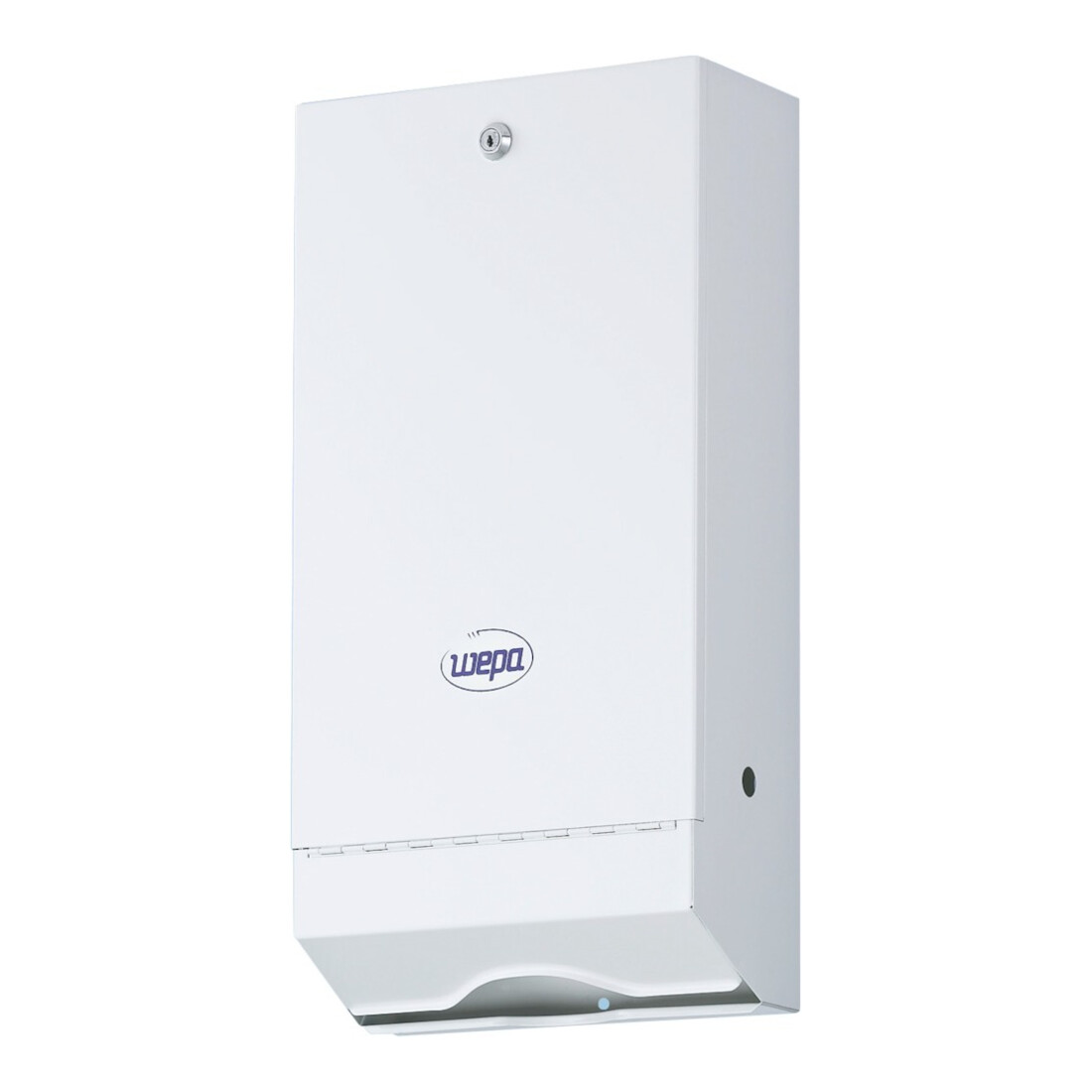 WEPA Distributeur de serviettes 55×26,5×13 cm métal blanc