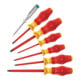 Wera 1160 i/7 Schroevendraaierset Kraftform Comfort VDE + spanningstester, 7 delig