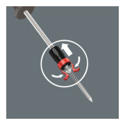 Wera 1441 SB Schraubkralle für Schraubendreherklingen, lange Bits und Winkelschlüssel mit Festhaltefunktion für Schrauben, 4,5 - 6 x 41 mm-5