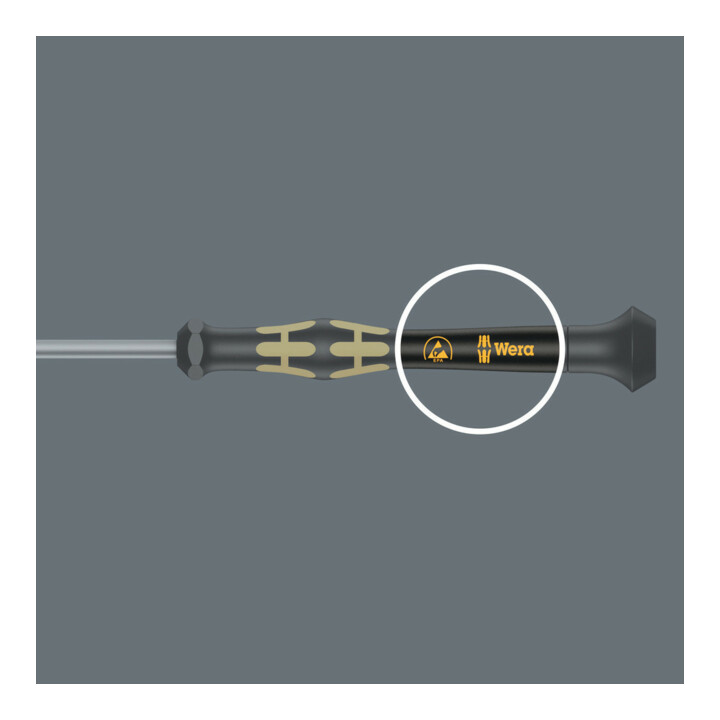 Wera 1550 PH ESD Kraftform Micro Kreuzschlitz-Schraubendreher, PH 00 x 60 mm