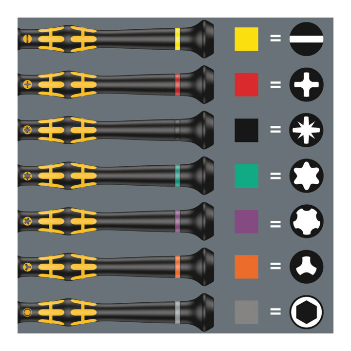 Wera 1567 TX ESD Kraftform Micro Schraubendreher, TX 3 x 40 mm
