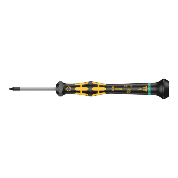 Wera 1567 TX ESD Kraftform Micro Schraubendreher, TX 4 x 40 mm