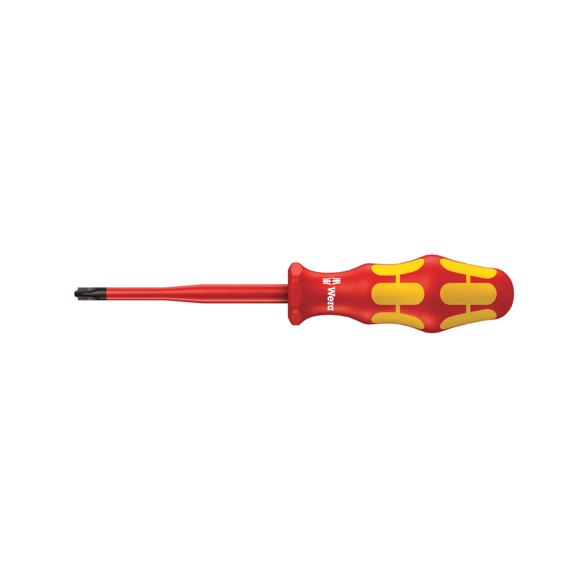Wera 162 iS PH/S VDE-isolierter Schraubendreher für PlusMinus Schrauben (Phillips/Schlitz) mit reduziertem Klingendurchmesser, # 1 x 80 mm