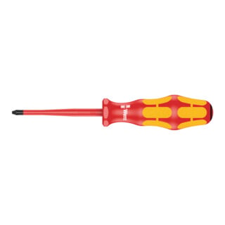 Wera 165 iS PZ VDE-geïsoleerde Pozidriv-schroevendraaier met gereduceerde klingdiameter